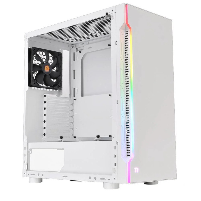 Thermaltake H200 TG Snow RGB ATX Mid Tower Chassis - صندوق